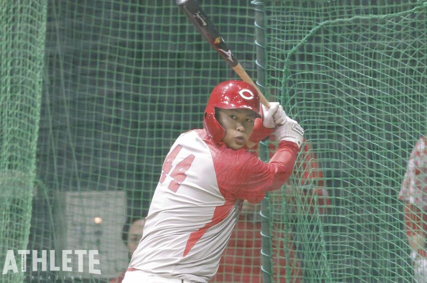 二軍では本塁打数チームトップも、「もっとできることがある」カープ・林晃汰の今