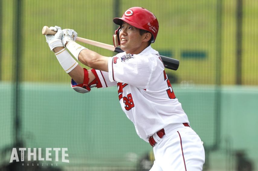 田中将大からプロ初本塁打の衝撃。交流戦トップの盗塁数を誇る俊足。カープ宇草孔基が止まらない<br />