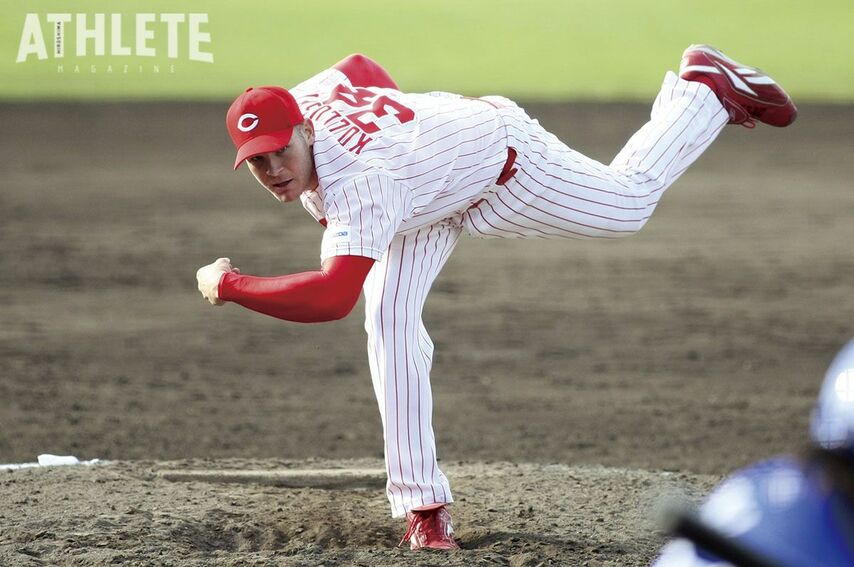 2008年、カープに加わったコズロースキー。大型助っ人が日本野球から受けた印象とは