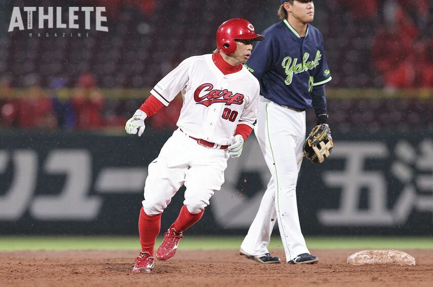 <div class="caption">昨シーズンは74試合に出場し、自己最多・チームトップの17盗塁を記録していた羽月</div>