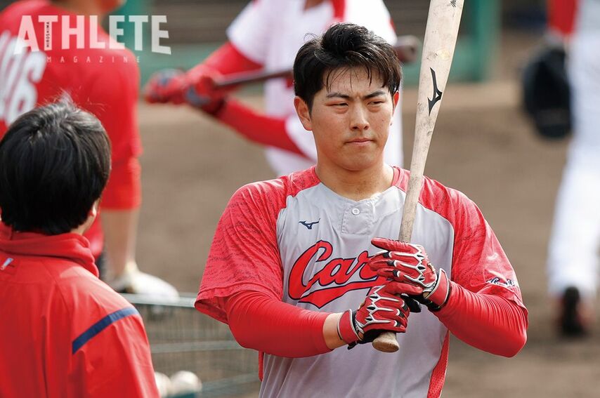 「一番の長所は長打力だと思っています」支配下登録を目指すカープ佐藤啓介の思い