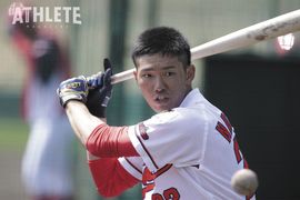 カープ中村奨成の原点「甲子園で結果を出すことができた打撃フォームなので崩したくない」