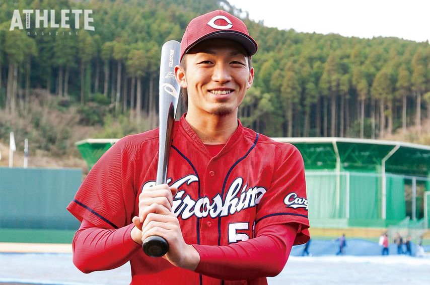 <div class="caption">プロ4年目の鈴木誠也選手。この年、「神ってる」大ブレイクを果たした</div>