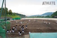 <div class="caption">福岡市長が３年間練習に励んだ広陵高のグラウンド</div>
