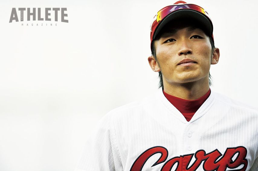<div class="caption">2012年秋、ドラフト2位でカープに指名され、内野手として入団した鈴木誠也選手。</div>