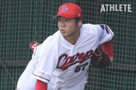 二軍でストッパーとして存在感見せるカープ田中法彦。「155キロを目指す！」