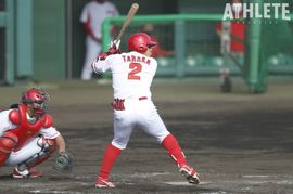 状態が良いとOB笘篠賢治氏が猛プッシュするかつての切り込み隊長。後半戦のキーマンとなるか。<br />