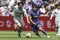 <div class="caption">決勝ゴールをあげた田中聡（写真は5月3日撮影）</div>