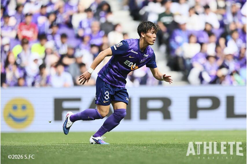 <div class="caption">ここまで明治安田J1百年構想リーグで12試合に出場している山﨑大地</div>