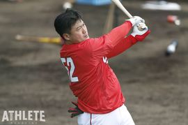 初日から柵越え連発！鈴木誠也の穴を埋めれるか!?大型スラッガーとして期待のかかるドラ6末包昇大
