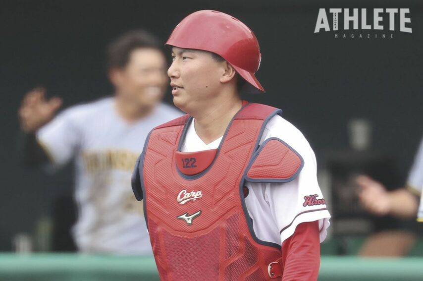 カープの育成２年目捕手・安竹俊喜の決意。「仲間の活躍はうれしい。でも、自分はさらにその上をいきたい」