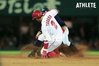 <div class="caption">3連覇中、不動の1番打者を務めた田中広輔。2017年には最高出塁率のタイトルを獲得した。写真は2017年</div>