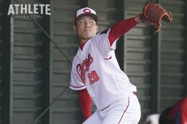 悪条件のなかカープ栗林良吏が自身の持つ日本記録を更新