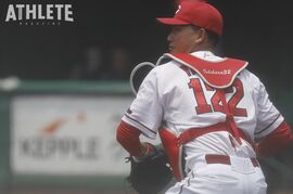 カープの捕手に求められるもの。今は、それを身につける途上・・カープ・安竹俊喜の現在地
