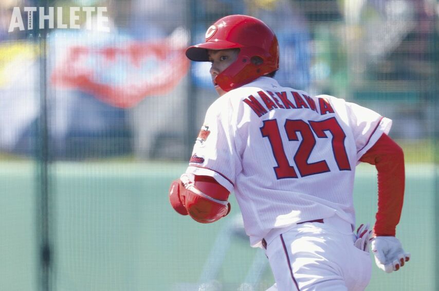 育成再契約から支配下登録を勝ち取った、カープ・前川誠太。育成だからこその強みとは