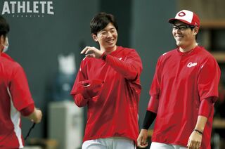 丸選手、大瀬良選手、九里選手、堂林選手、野村選手直筆サインボール5個セット 91年世代に懸かる期待】大瀬良・九里・堂林。立場の違う3人がカープに