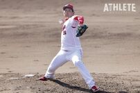 <div class="caption">３月29日の中日戦で先発登板。見事にマダックスを達成した</div>