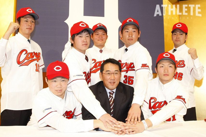 <div class="caption">2012年は育成も含め指名7選手のうち6人が野手という、特徴あるドラフトとなった。</div>