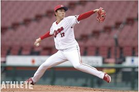 一軍昇格を目指すカープのドラ1右腕・常廣羽也斗。新たに取り組む『フォーム改善』