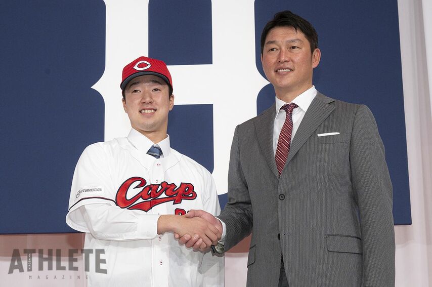 「この背番号に恥じないように」2024ドラフト2位・佐藤柳之介が開幕ローテ入りを目指す