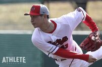 <div class="caption">2023年に球団史上初の『最優秀中継ぎ投手』となった島内。今シーズンは選手会長としてもチームを引っ張る</div>