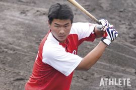 「124番を出世番号にしたい」。カープ大盛穂の後を継ぐ、育成選手・木下元秀。本塁打量産の秘訣は“スイング”にあり!?