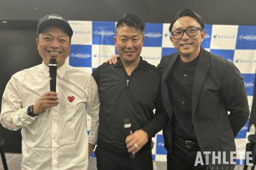 <div class="caption">25日に行われたトークショーの様子。（左からDJケチャップ氏、村田、川﨑）</div>
