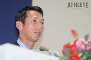 松山竜平は新たに背番号55を背負い、今季も強力打線の中軸を担う