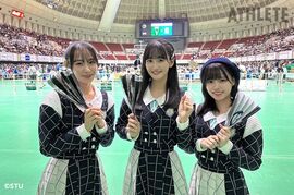 STU48・兵頭葵「会場が盛り上がる感覚はたまらない！」 バスケットボールの魅力＜ STU48の全力アスリート応援！＞