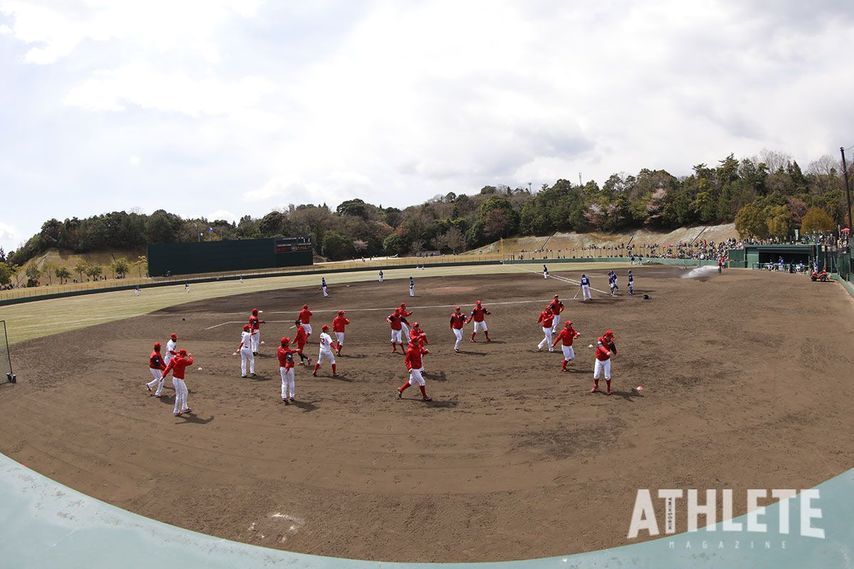 1993年に完成。若鯉たちが熱戦を繰り広げる由宇練習場アラカルト