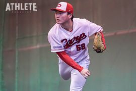 目標とするのは永川勝浩。支配下登録を勝ち取った藤井黎來が一軍に合流