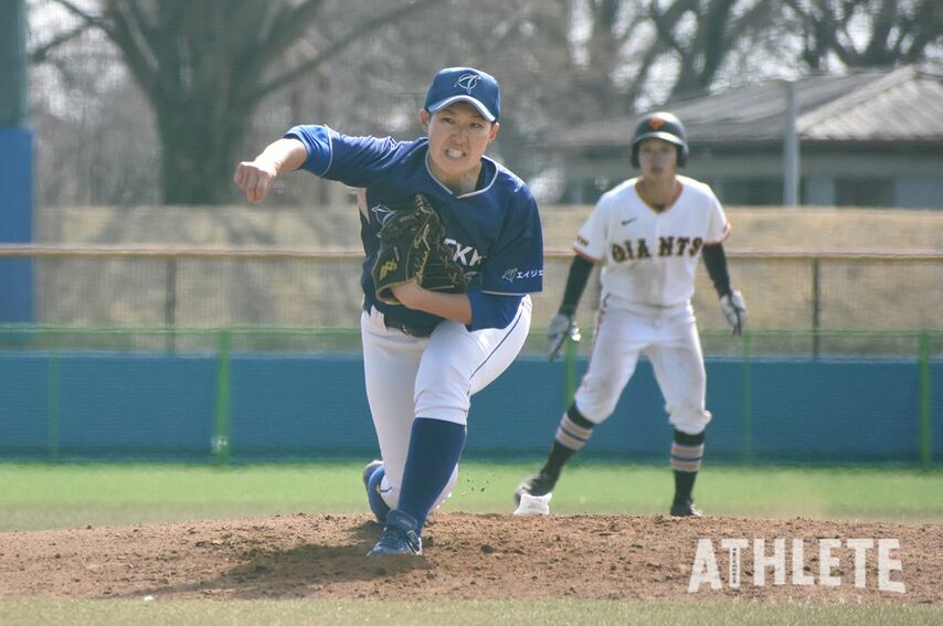 <div class="caption">エイジェック・永田聖佳投手</div>