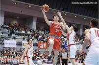 <div class="caption">CS進出を決めた琉球戦では、チーム2位となる14得点を挙げた三谷。</div>