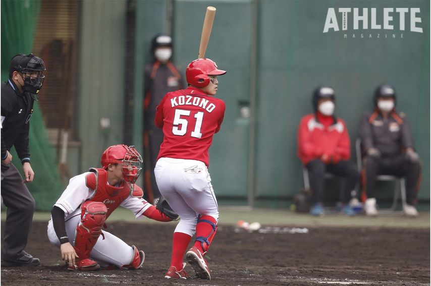 5月の月間打率4割超。復調気配の小園海斗に期待したい配球を読むクレバーさ【カープOB・笘篠賢治氏のコラム】<br />