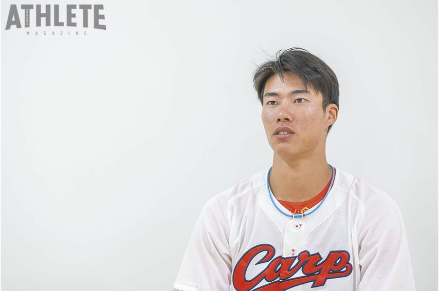 <div class="caption">開幕直前、今シーズンへの思いを語った二俣</div>