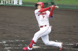 もう一度、堂林翔太の覚醒が見たい。もともとホームランバッタータイプではない。だからこそ・・<笘篠賢治が語るカープ野手陣><br />