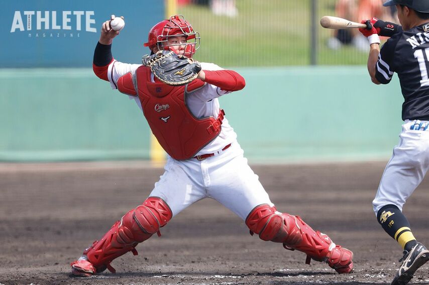 「お互いに高め合う練習ができていた」カープの高卒2年目捕手・清水叶人が振り返るプロ入りまで