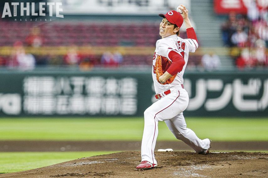 <div class="caption">2008年、交流戦でプロ初勝利をあげた前田健太</div>