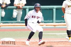 「感謝の気持ちを伝えることを学びました」名門・広陵のリードオフマンが名将から学んだこと＜広島県高校野球＞