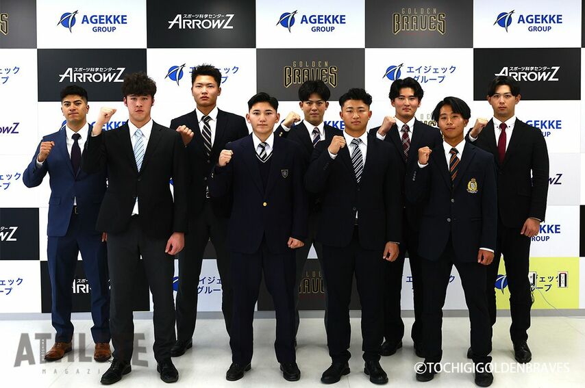 【BCリーグ】栃木ゴールデンブレーブスが入団会見。栃木県出身、中村が掲げた目標は「三冠王」。