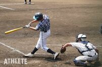 <div class="caption">中学通算56本塁打を放つ、SKポニーの神山大地選手。</div>